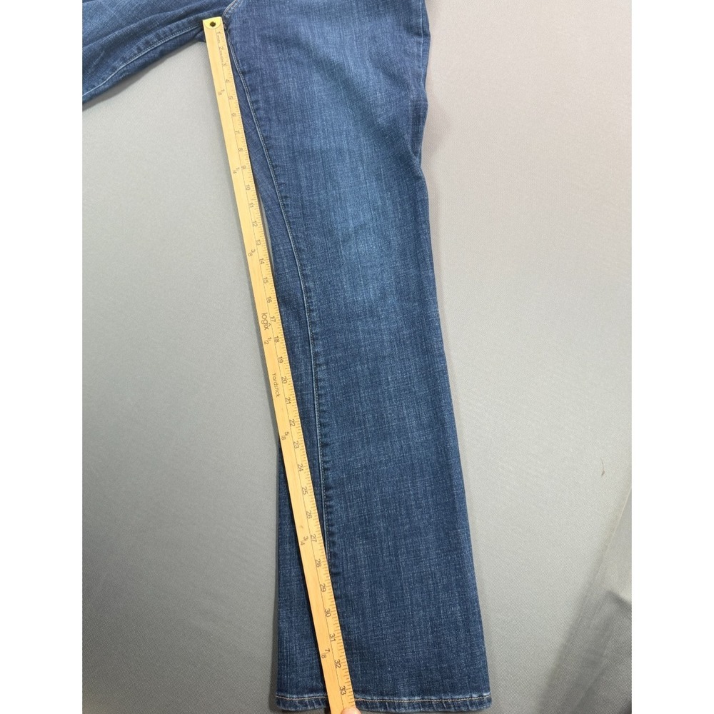 Levis 725 High Rise Bootcut Jeans | Womens 32x34 Dark Wash *RARE Blank Red Tab* - Picture 15 of 16